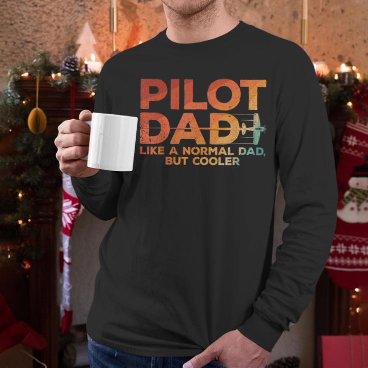 Pilot Dad Art For Men Father Aviation Airplane Pilot Men Long Sleeve T-Shirt Pilot Dad Art For Men Father Aviation Airplane Pilot Men Long Sleeve T-Shirt