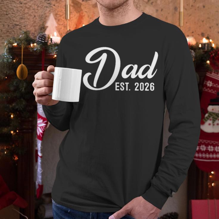 Pregnancy Announcement Daddy New Dad First Time Dad 2026 Men Long Sleeve T-Shirt Pregnancy Announcement Daddy New Dad First Time Dad 2026 Men Long Sleeve T-Shirt