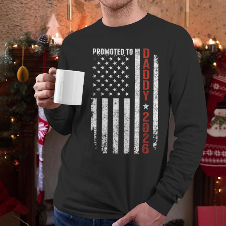 Promoted To Daddy 2026 Men Long Sleeve T-Shirt