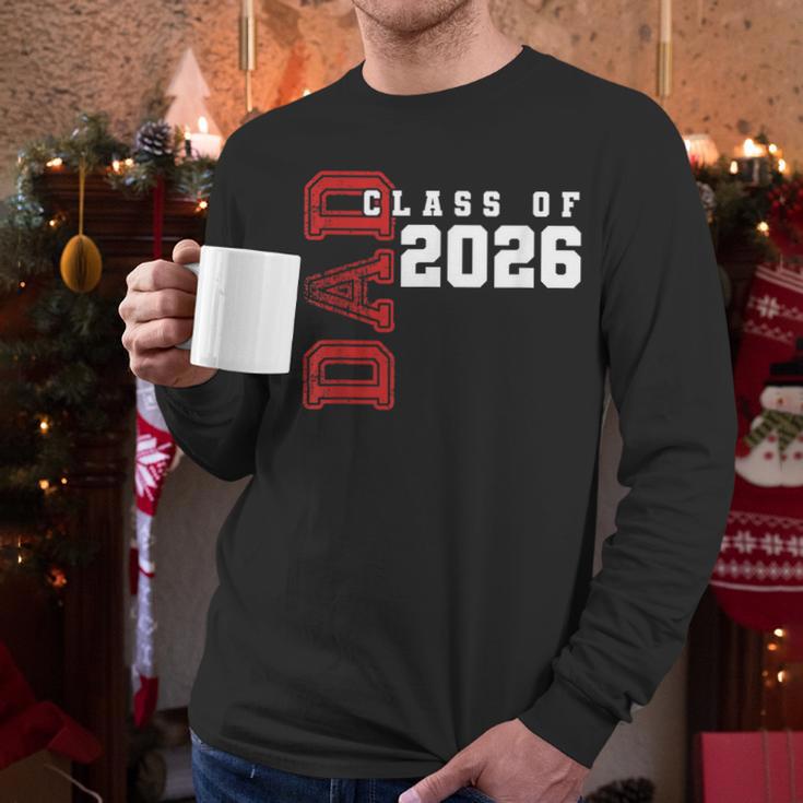 Proud Dad Of Class Of 2026 Graduate Men Long Sleeve T-Shirt