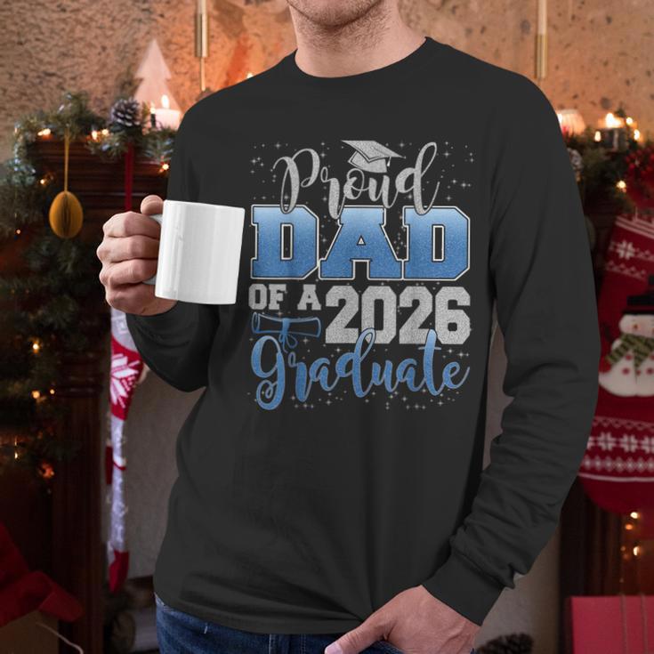 Proud Dad Of a Class Of 2026 Graduate Senior Graduation Men Long Sleeve T-Shirt