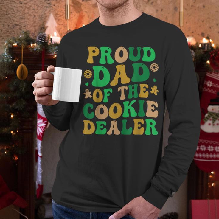Proud Dad Of a Cookie Dealer Scout Troop Cookie Dealer Girls Men Long Sleeve T-Shirt