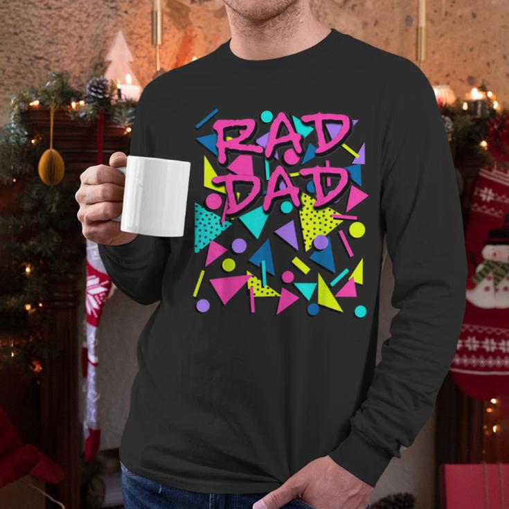 Rad Dad 80s Throwback Men Long Sleeve T-Shirt