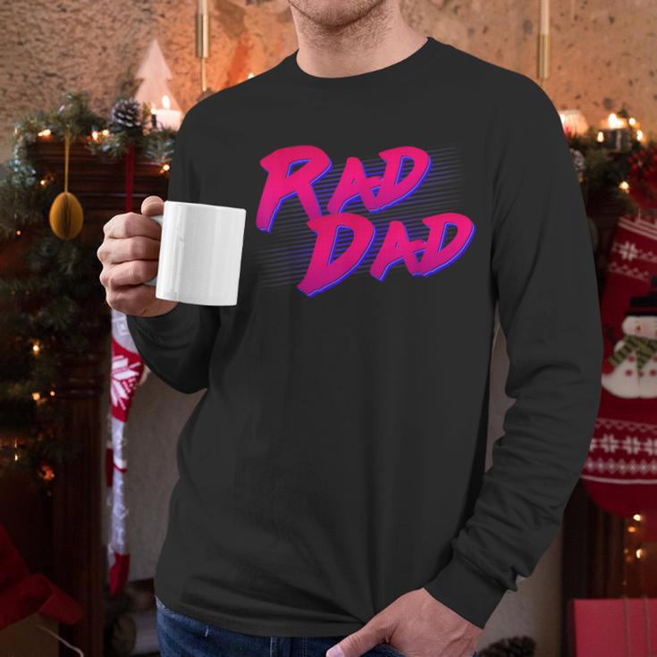Rad Dad Retro Men Long Sleeve T-Shirt Rad Dad Retro Men Long Sleeve T-Shirt