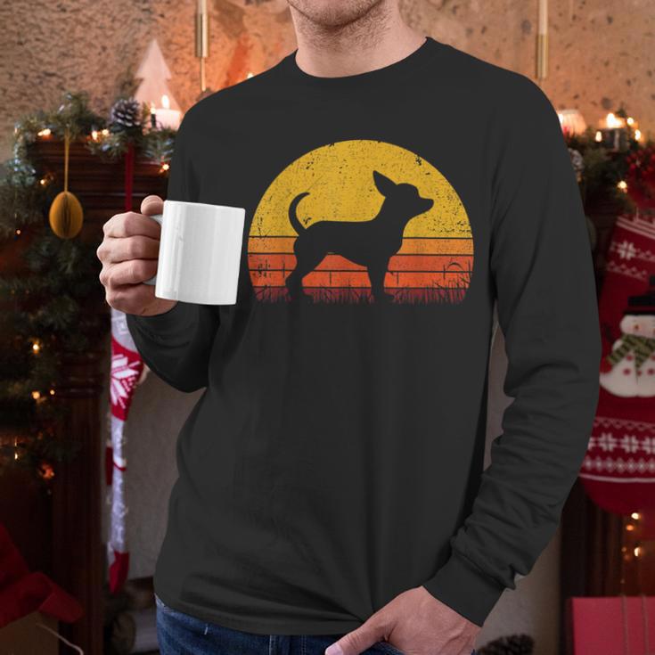 Retro Chihuahua Men Women Dog Mom Dad Chihuahua Men Long Sleeve T-Shirt Retro Chihuahua Men Women Dog Mom Dad Chihuahua Men Long Sleeve T-Shirt