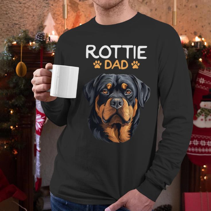 Rottie Dad Rottweiler Dog Men Long Sleeve T-Shirt Rottie Dad Rottweiler Dog Men Long Sleeve T-Shirt
