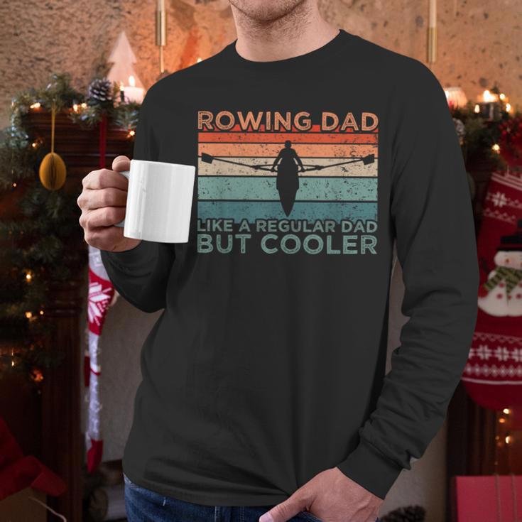 Round Rowing Dad Rudder Men Long Sleeve T-Shirt