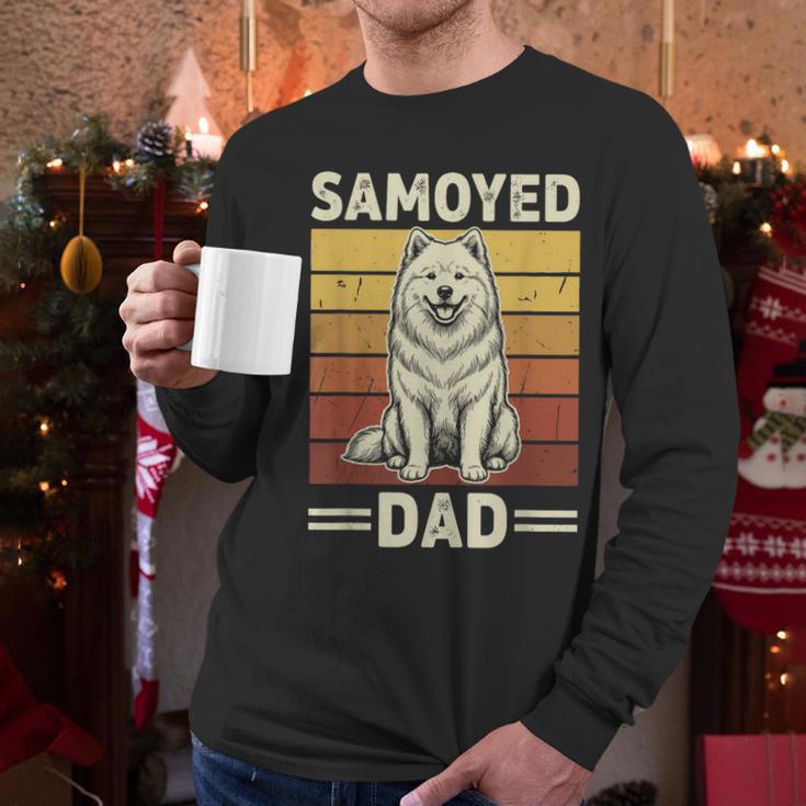 Samoyed Dad Men Long Sleeve T-Shirt