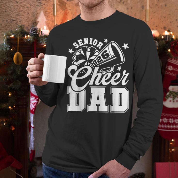 Senior Cheer Dad 2026 Proud Cheerleader Dad Class Of 2026 Men Long Sleeve T-Shirt