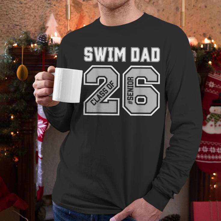 Senior Swim Dad 2026 Swimmer Swim Dad Senior Class Of 26 Men Long Sleeve T-Shirt Senior Swim Dad 2026 Swimmer Swim Dad Senior Class Of 26 Men Long Sleeve T-Shirt