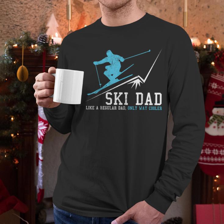 Ski Dad Winter Sports Skiing Father Men Long Sleeve T-Shirt Ski Dad Winter Sports Skiing Father Men Long Sleeve T-Shirt