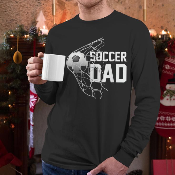 Soccer DAD Football Futbol Parents Goal Men Long Sleeve T-Shirt