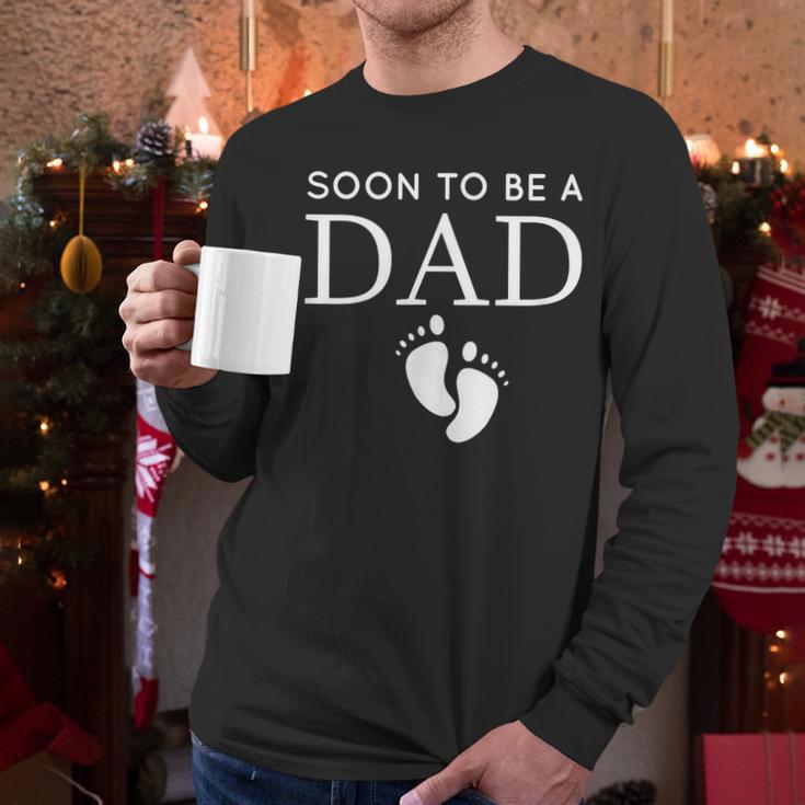 Soon To Be A Dad Unique Father For Would Be Daddy Men Long Sleeve T-Shirt