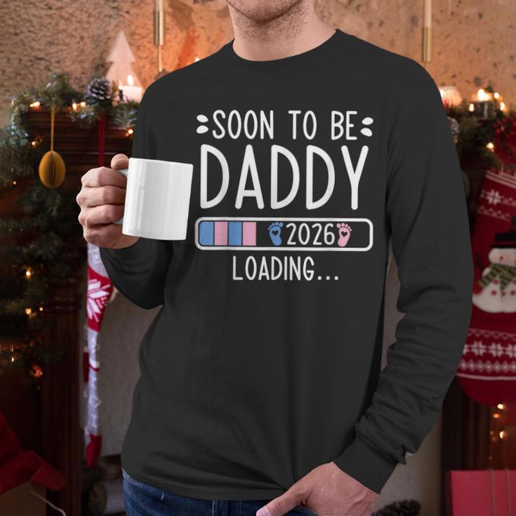 Soon To Be Daddy 2026 Loading Pregnancy Announcement 2026 Men Long Sleeve T-Shirt Soon To Be Daddy 2026 Loading Pregnancy Announcement 2026 Men Long Sleeve T-Shirt