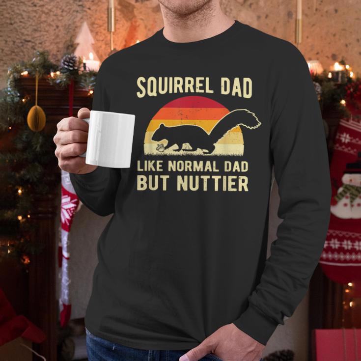 Squirrel Dad Pet Squirrel Owner Squirrel Lover Nuts Men Long Sleeve T-Shirt