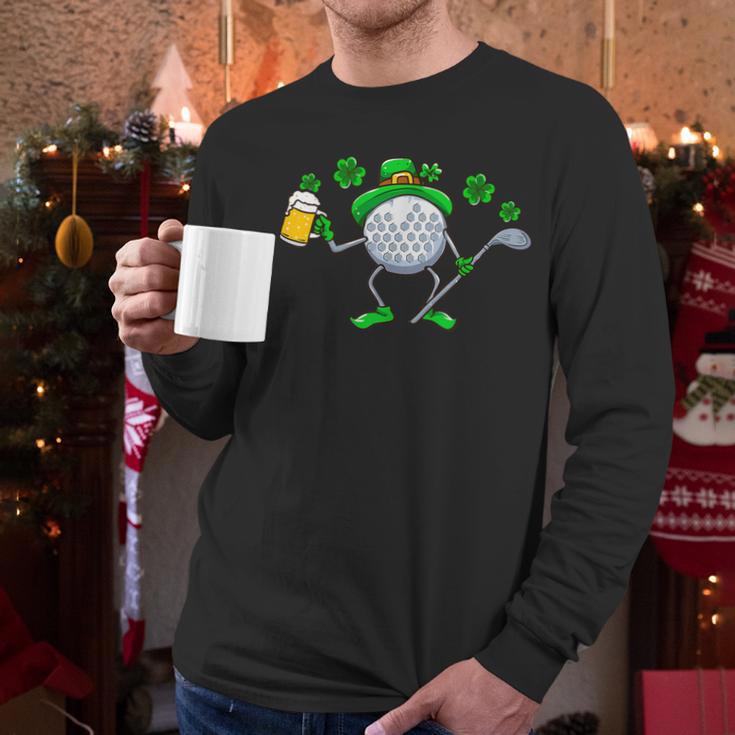 St Patricks Day Golf Golfing Irish Golfer Beer Humor Men Dad Men Long Sleeve T-Shirt St Patricks Day Golf Golfing Irish Golfer Beer Humor Men Dad Men Long Sleeve T-Shirt