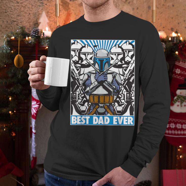 Star Wars Father's Day Jango Fett Best Dad Ever Men Long Sleeve T-Shirt