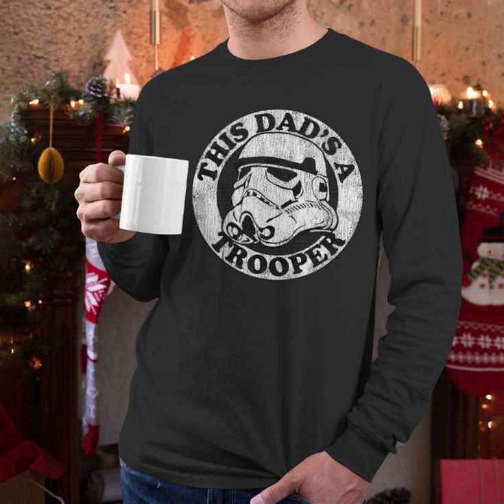 Star Wars Father's Day Stormtrooper This Dad Is A Trooper Circle Men Long Sleeve T-Shirt Star Wars Father's Day Stormtrooper This Dad Is A Trooper Circle Men Long Sleeve T-Shirt