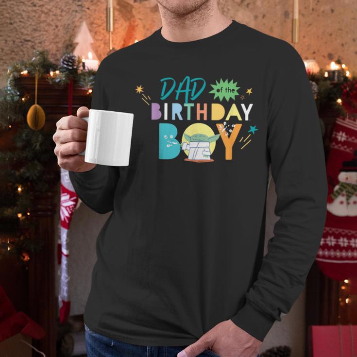 Star Wars Grogu Mandalorian Toon Dad Of The Birthday Boy Men Long Sleeve T-Shirt Star Wars Grogu Mandalorian Toon Dad Of The Birthday Boy Men Long Sleeve T-Shirt