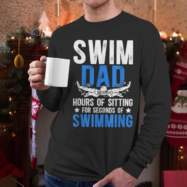 Swim Dad Swimming Dad Of A Swimmer Dad Swim Father Men Long Sleeve T-Shirt Swim Dad Swimming Dad Of A Swimmer Dad Swim Father Men Long Sleeve T-Shirt