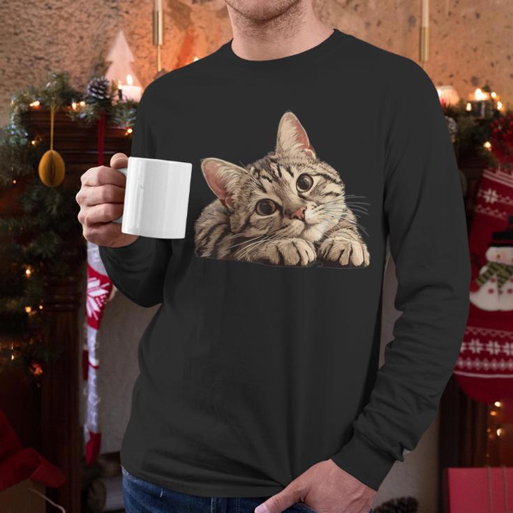 Tabby Cat Mom Dad Pet Shop Tabby Cats Kitten Tabby Cat Men Long Sleeve T-Shirt Tabby Cat Mom Dad Pet Shop Tabby Cats Kitten Tabby Cat Men Long Sleeve T-Shirt