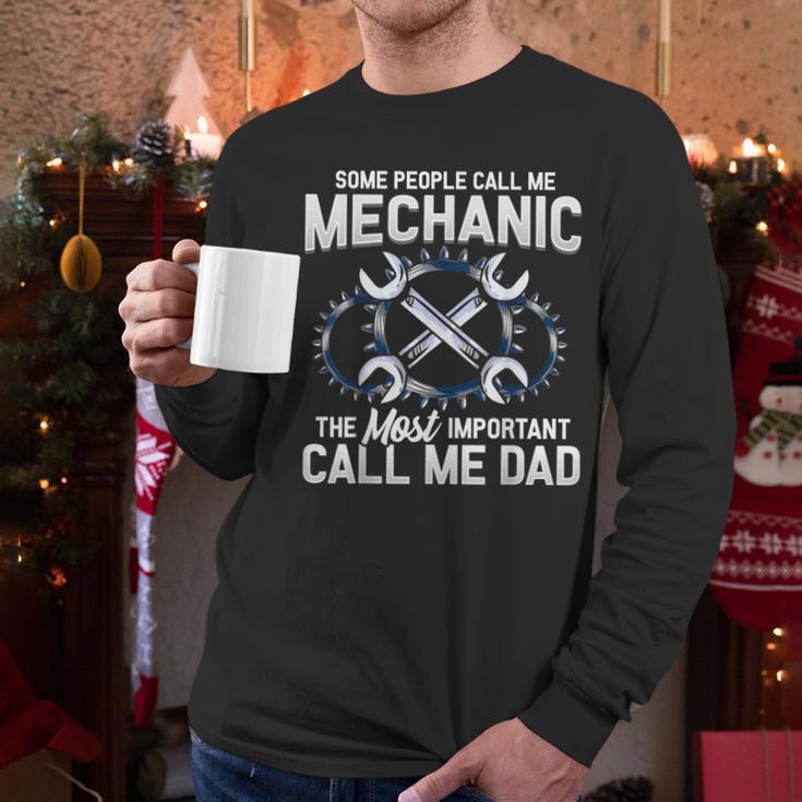 Tee Styley Mechanic Dad Novelty Small Men Long Sleeve T-Shirt