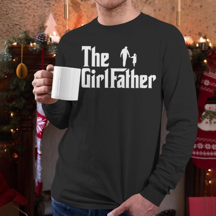 Threadrock The Girl Father Dad Of Girls Daddy Daughter Men Long Sleeve T-Shirt