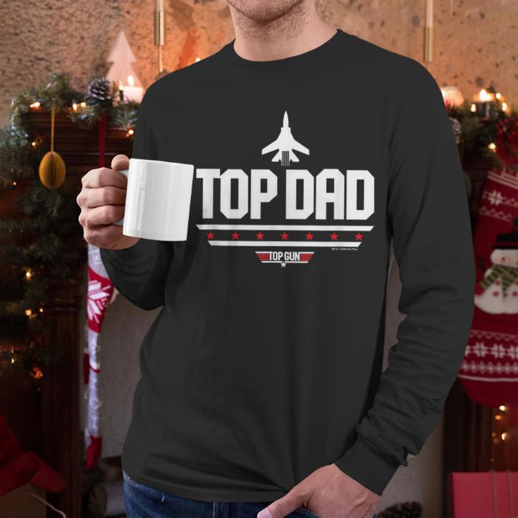 Top Gun Father's Day Top Dad Men Long Sleeve T-Shirt
