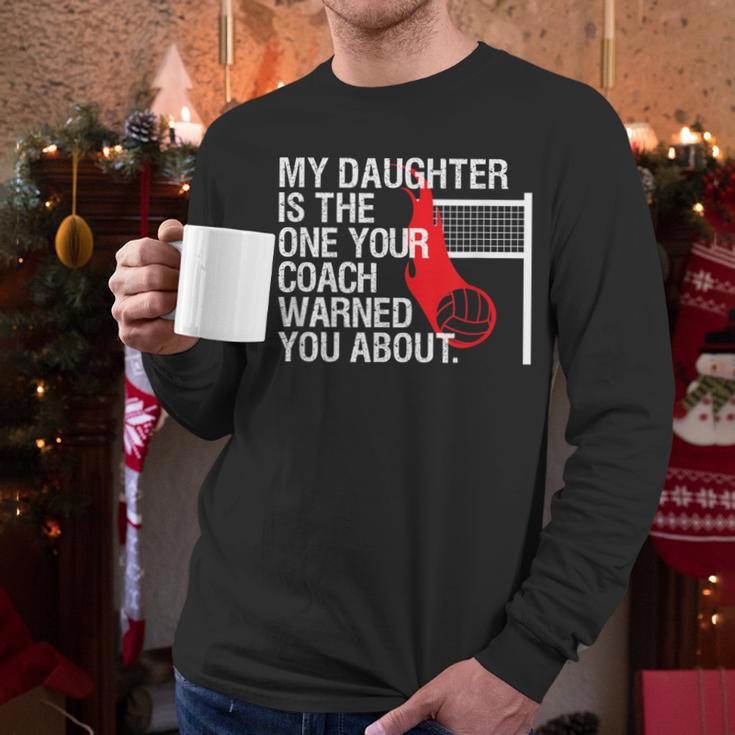 Volleyball Mom Dad Parent Shirt Daughter Player Men Long Sleeve T-Shirt Volleyball Mom Dad Parent Shirt Daughter Player Men Long Sleeve T-Shirt
