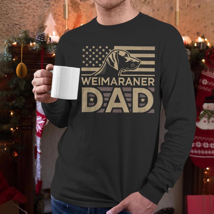 Weimaraners Lover & Weimaraner Shirts Weimaraner Dad -Adults -Kids - Small Short Sleeve V-Neck Polyester Casual Humorous Lover All Seasons Men Long Sleeve T-Shirt
