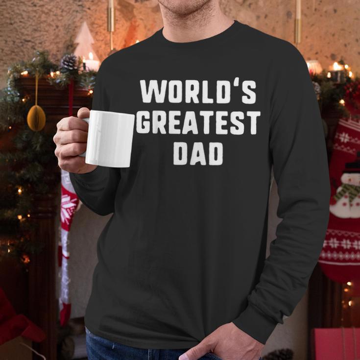 World's Greatest Dad Family Men Long Sleeve T-Shirt World's Greatest Dad Family Men Long Sleeve T-Shirt