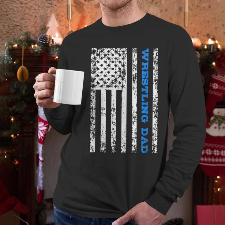 Wrestling Dad Men Long Sleeve T-Shirt