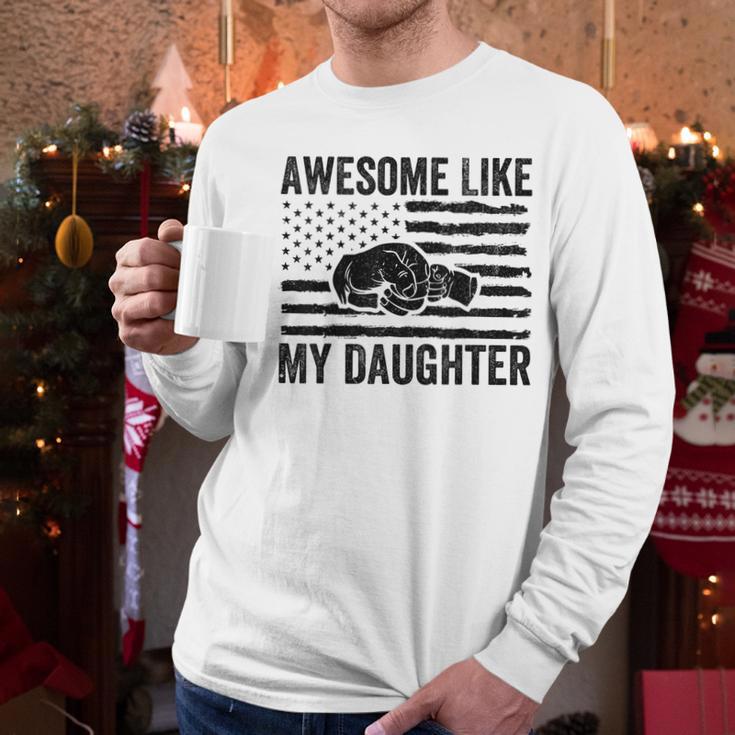 Awesome Like My Daughter Men Fathers Day Dad Men Long Sleeve T-Shirt Awesome Like My Daughter Men Fathers Day Dad Men Long Sleeve T-Shirt