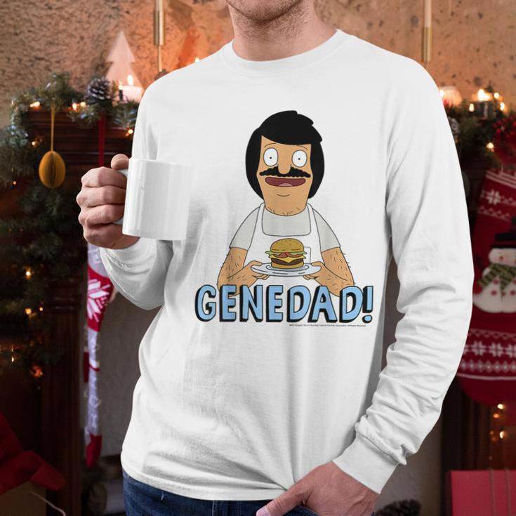 Bob's Burgers Gene Dad Portrait Men Long Sleeve T-Shirt