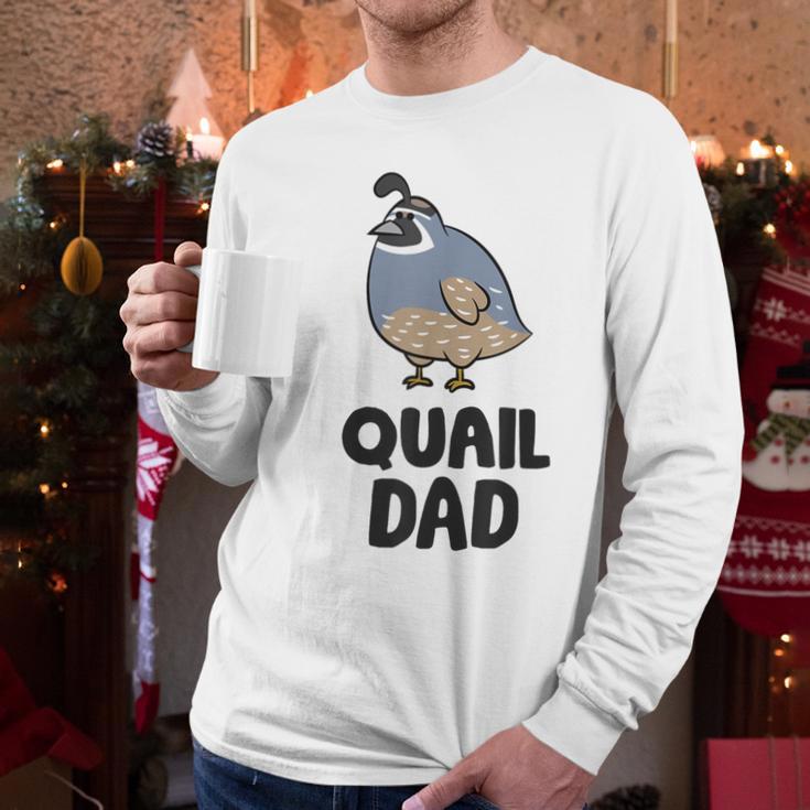 California Quail Bird Dad Quail Dad Men Long Sleeve T-Shirt California Quail Bird Dad Quail Dad Men Long Sleeve T-Shirt