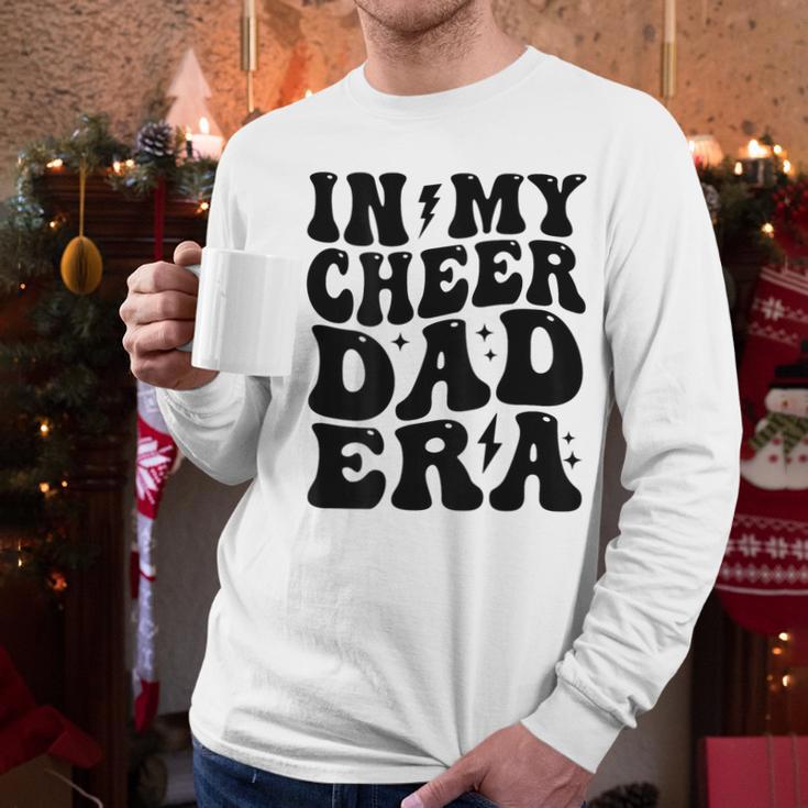 In My Cheer Dad Era Cheerleader Dad Sports Groovy Men Long Sleeve T-Shirt