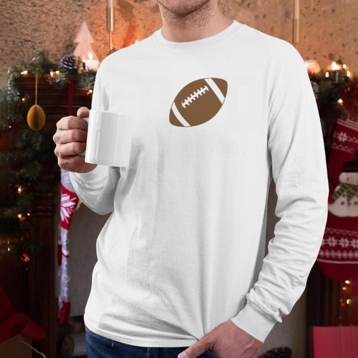 Dad Of The Birthday Boy Football Lover First Birthday Party Men Long Sleeve T-Shirt