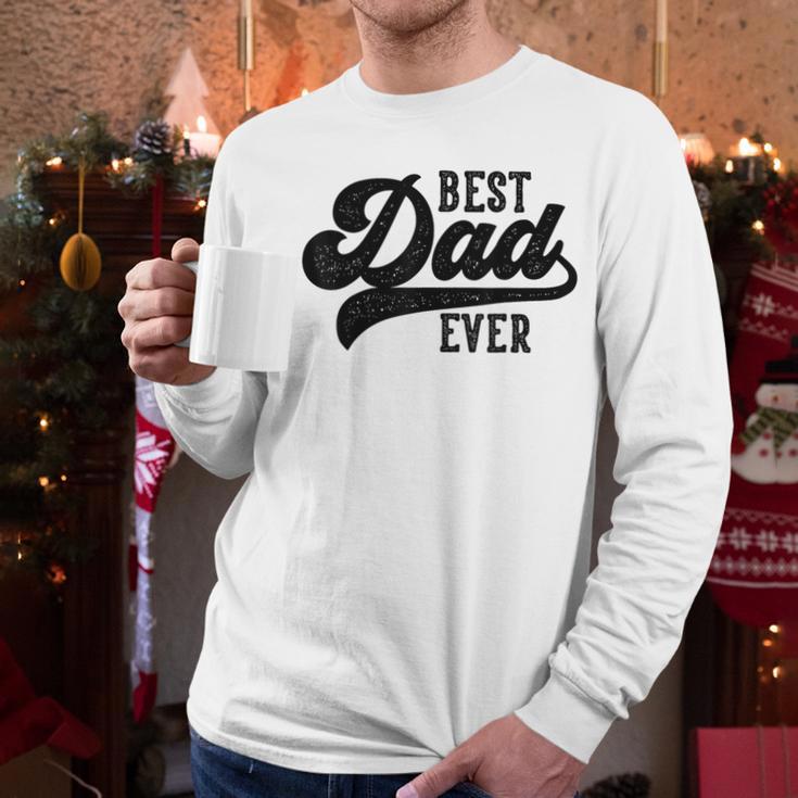 Dad From Kids Best Dad Ever Father's Day Men Long Sleeve T-Shirt