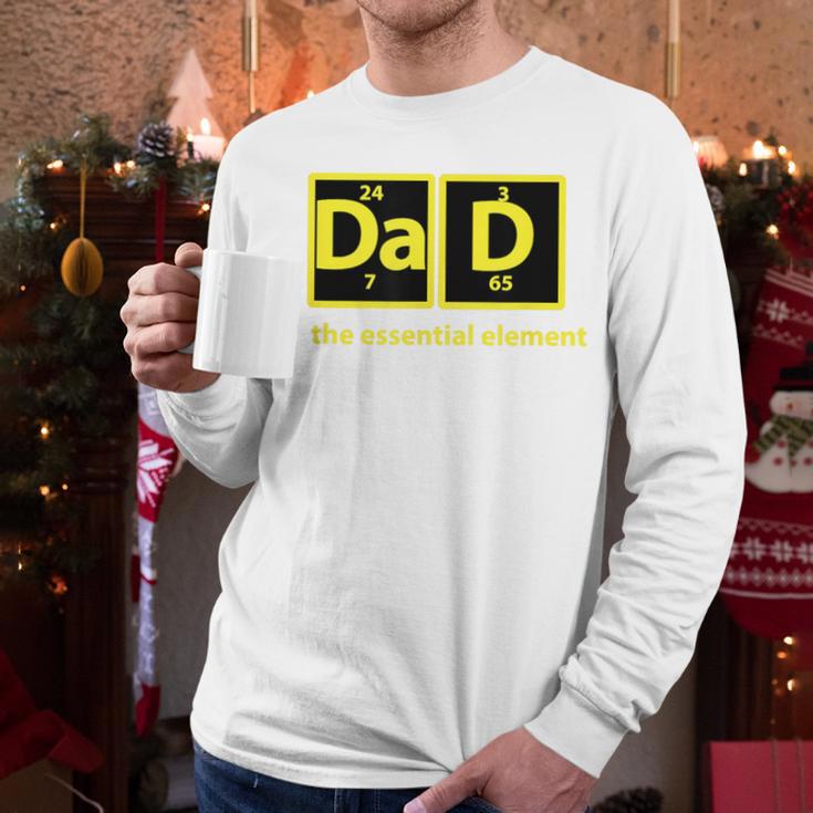 Dad Periodic Table Of Elements Men Long Sleeve T-Shirt