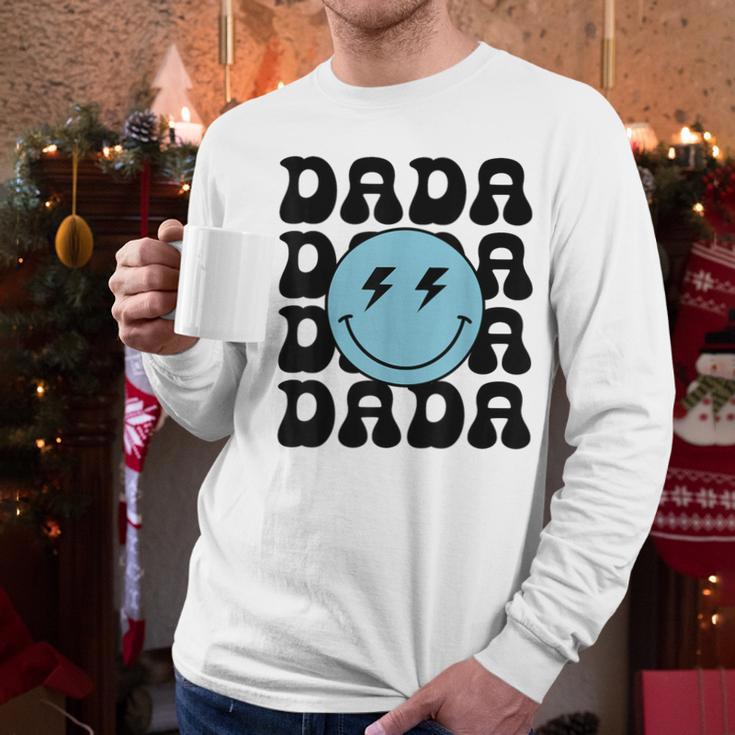 Dada One Happy Dude 1st Birthday Family Matching Men Long Sleeve T-Shirt