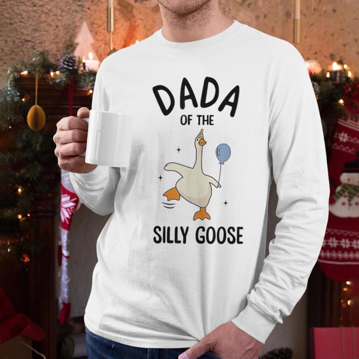 Dada Of The Silly Goose First Birthday Family Matching Men Long Sleeve T-Shirt