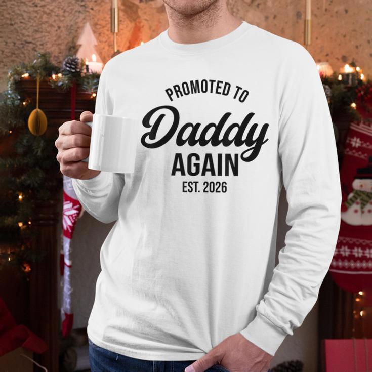 Daddy Again 2026 Promoted To Daddy Again 2026 Dad Again Men Long Sleeve T-Shirt Daddy Again 2026 Promoted To Daddy Again 2026 Dad Again Men Long Sleeve T-Shirt