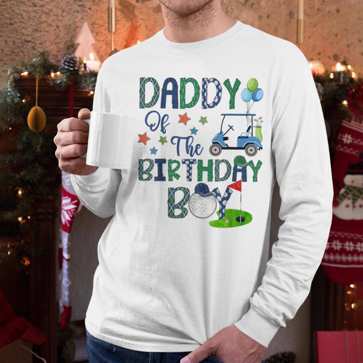 Daddy Of The Birthday Boy Hole In One Golf Lover Men Long Sleeve T-Shirt