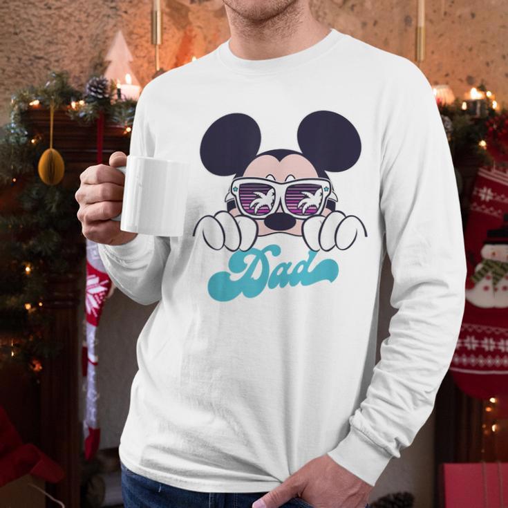 Disney Mickey And Friends Cool Mickey Summer Vibes Dad Logo Men Long Sleeve T-Shirt
