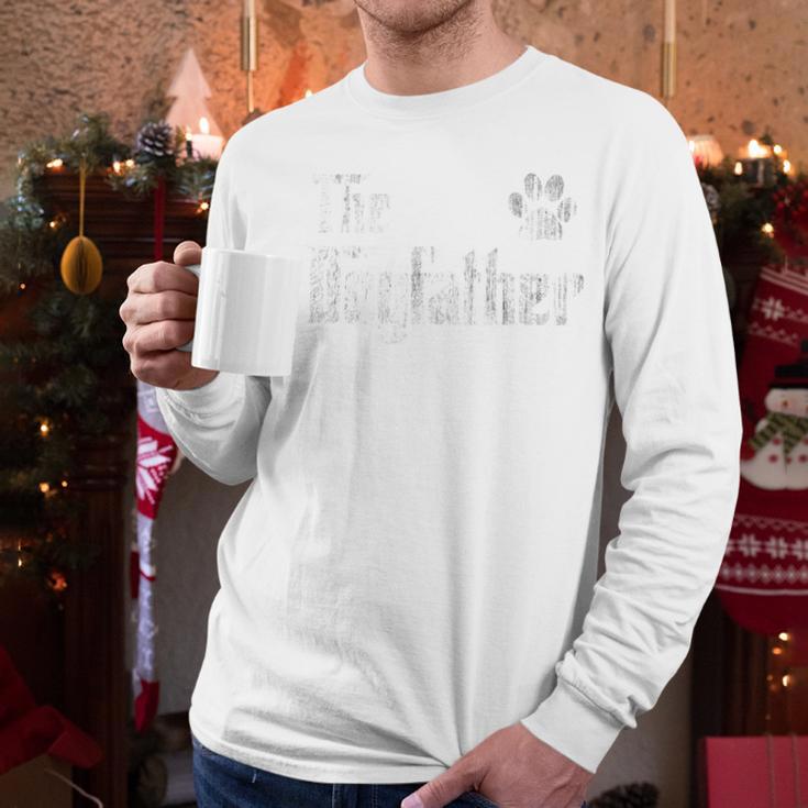 The Dogfather For Dog Dad For Men Men Long Sleeve T-Shirt
