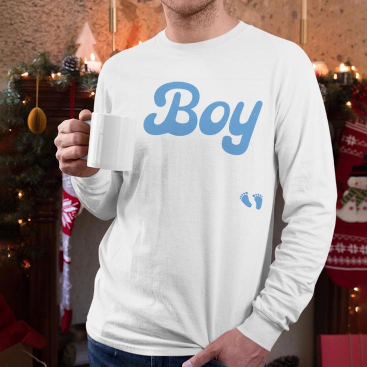 Expecting Dad Of Boy Est 2026 Father's Day Son-Dad To Be Men Men Long Sleeve T-Shirt