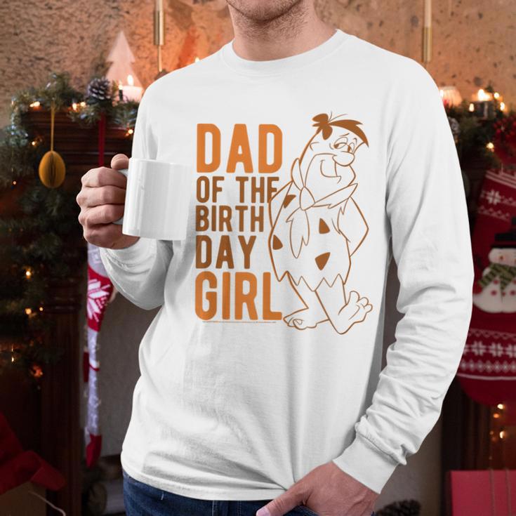 The Flintstones Fred Flintstone Dad Of The Birthday Girl Men Long Sleeve T-Shirt
