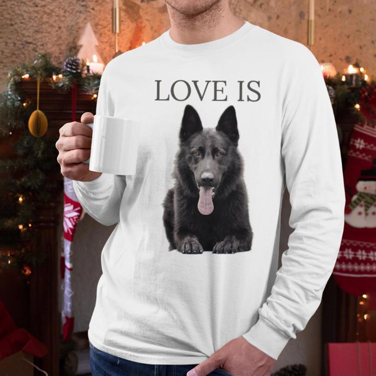 German Shepherd Shirt Shepard TShirt Dog Mom Dad Love Men Long Sleeve T-Shirt