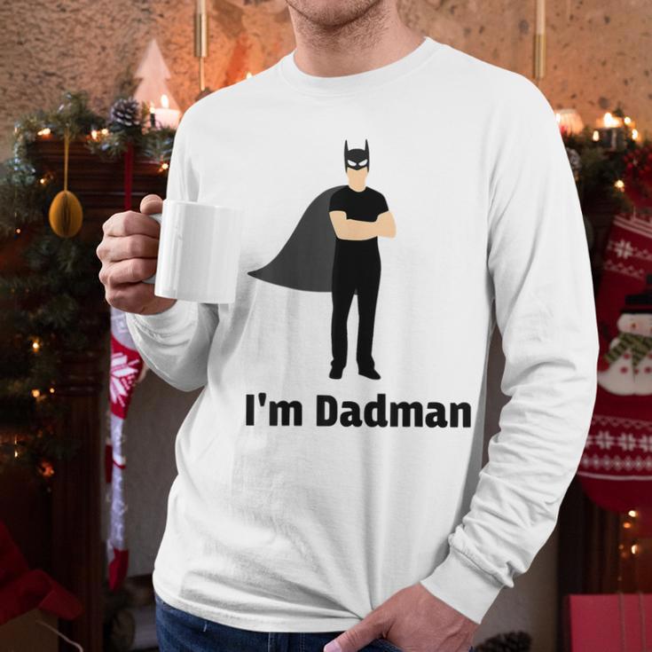 I'm Dadman Superhero Dad Father's Day Men Long Sleeve T-Shirt