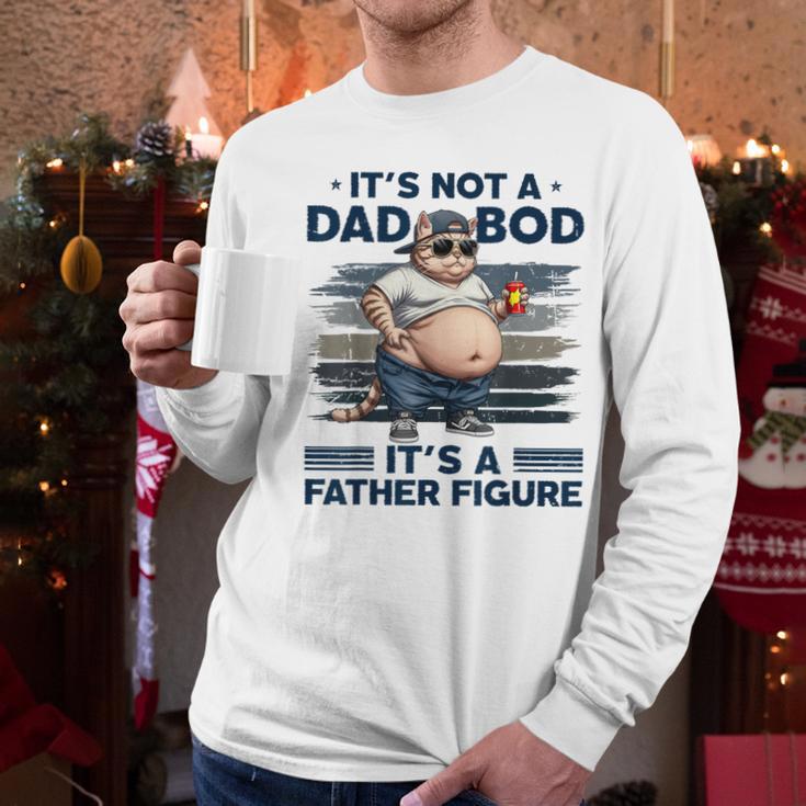 It's Not A Dad Bod It's Father Figure Fat Cat Vintage Men Long Sleeve T-Shirt It's Not A Dad Bod It's Father Figure Fat Cat Vintage Men Long Sleeve T-Shirt